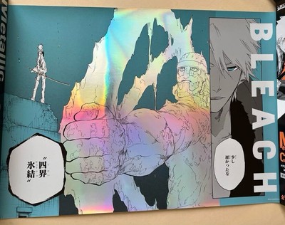BLEACH Exhibition Popup Shop 2024 Toshiro Hitsugaya Metallic Poster A3 Yokohama