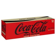 Caffeine-Free Coke Zero Soda - 12 oz Cans, 12...