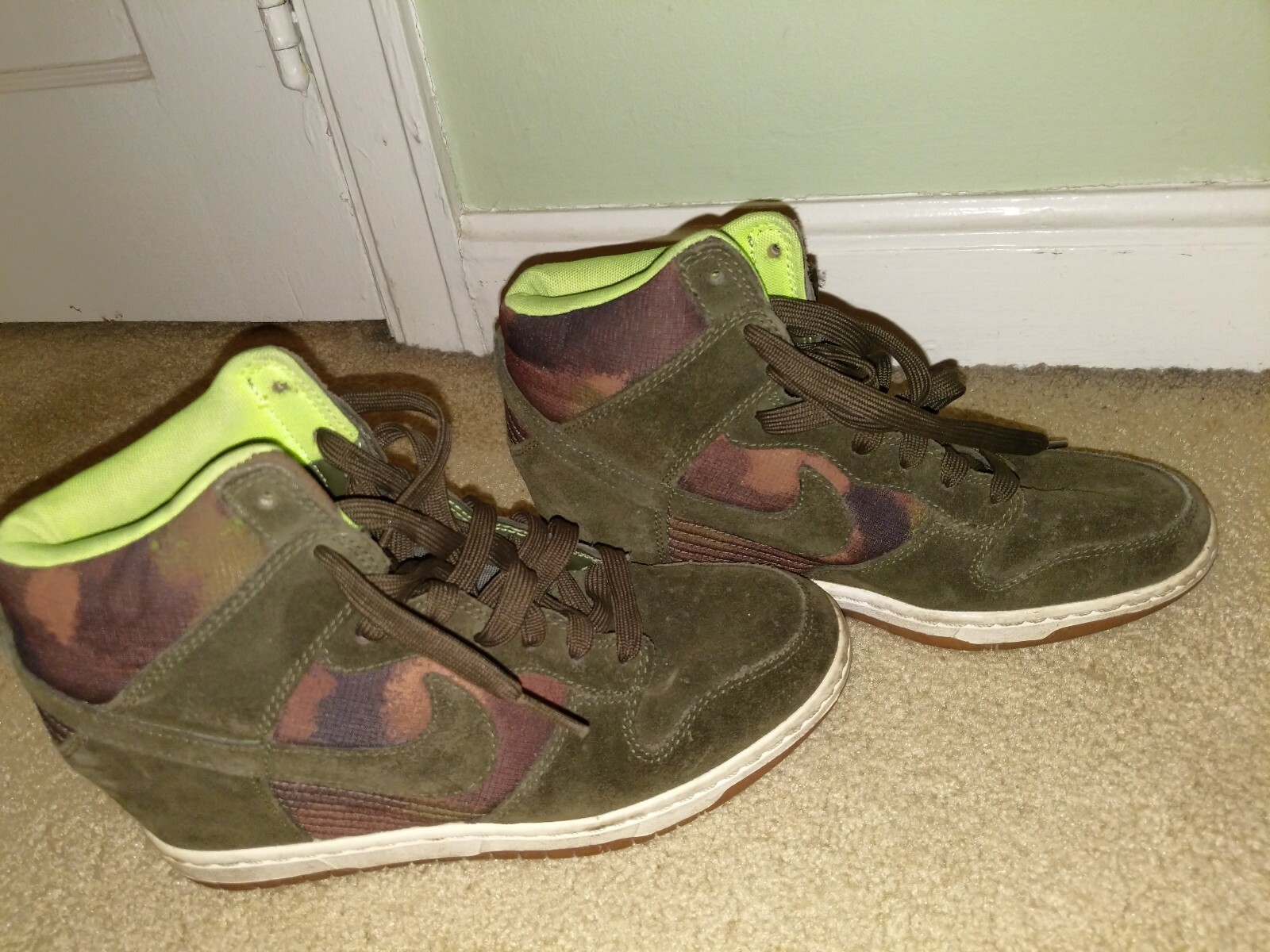 nike camo high tops