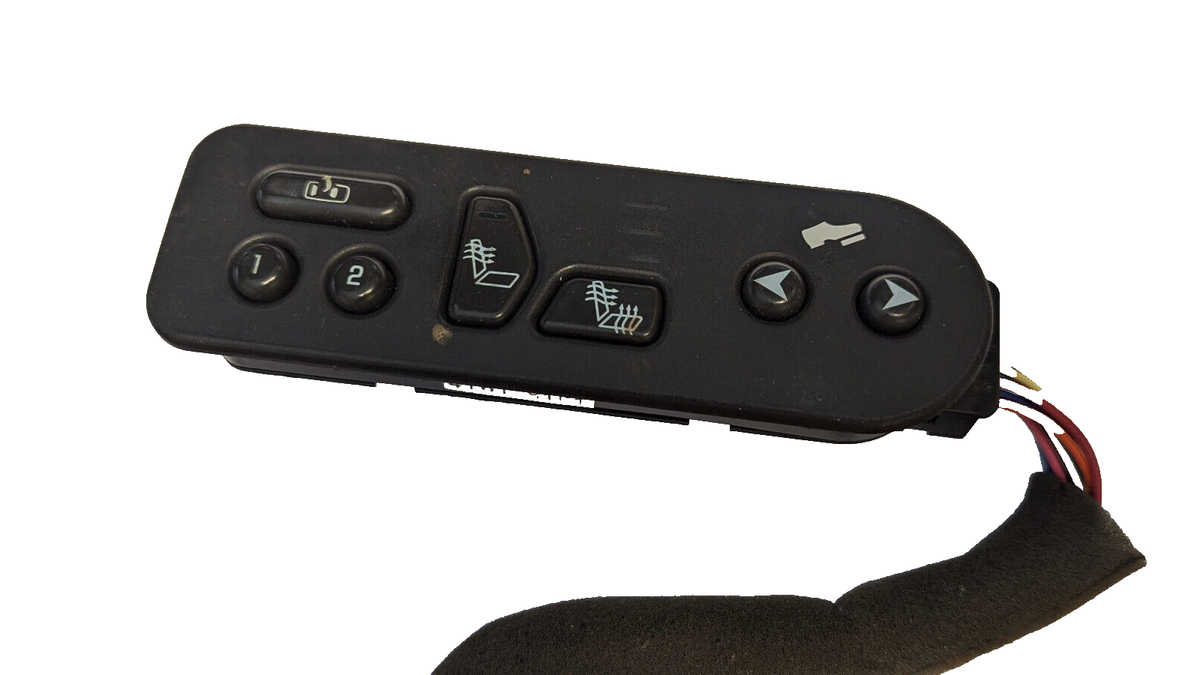 Interruptor OEM De Asiento Térmico Y Pedal Ajustable Para Chevy Tahoe, Yukon, Silverado, Suburban (2003-2006) – GM 15179136