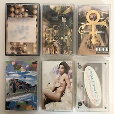 Prince 6-Set Of Cassettes:  Sign-O-The times   Love Symbol   Diamond  Pearls   
