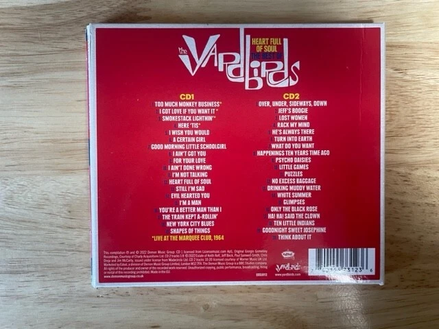 The Yardbirds – Heart Full Of Soul The Best Of The Yardbirds - CD Foto 2 de 3
