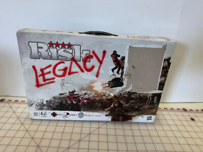 Hasbro Risk Legacy Strategy Board Game New Damaged Box