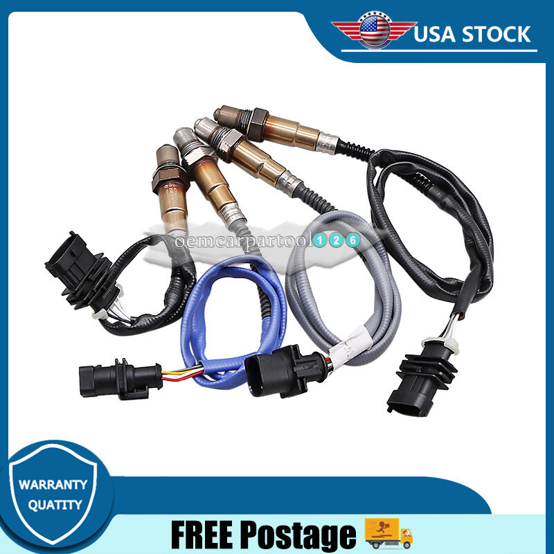 4Pcs Up+Downstream Oxygen O2 Sensor For Maserati Quattroporte 3.0L 3.8L 2014-20