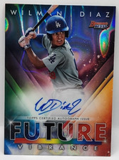 2021 Bowman's Best Bowman Future Vibrance Lava Refractor /50 Wilman Diaz Auto