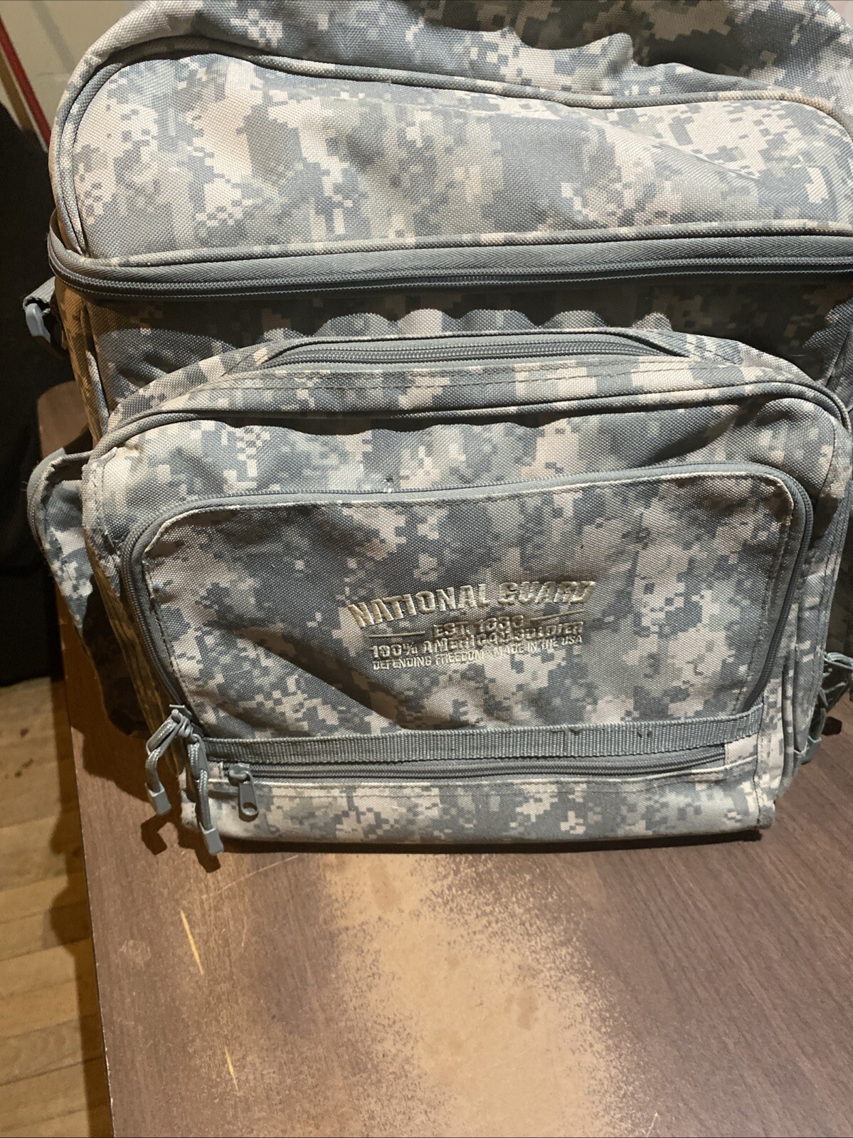 US ARMY National Guard Tactical Digital Camo Camping Laptop - Main Image