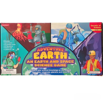 Lakeshore Adventure Earth & Space Science Board Game Secrets Of Science Level 2