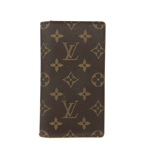 Louis Vuitton Monogram Agenda De Poche Pocket Notebook Cover Brown/8BD0853