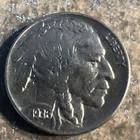 1936 Buffalo Nickel In Almost To Uncirculated Condition W-12