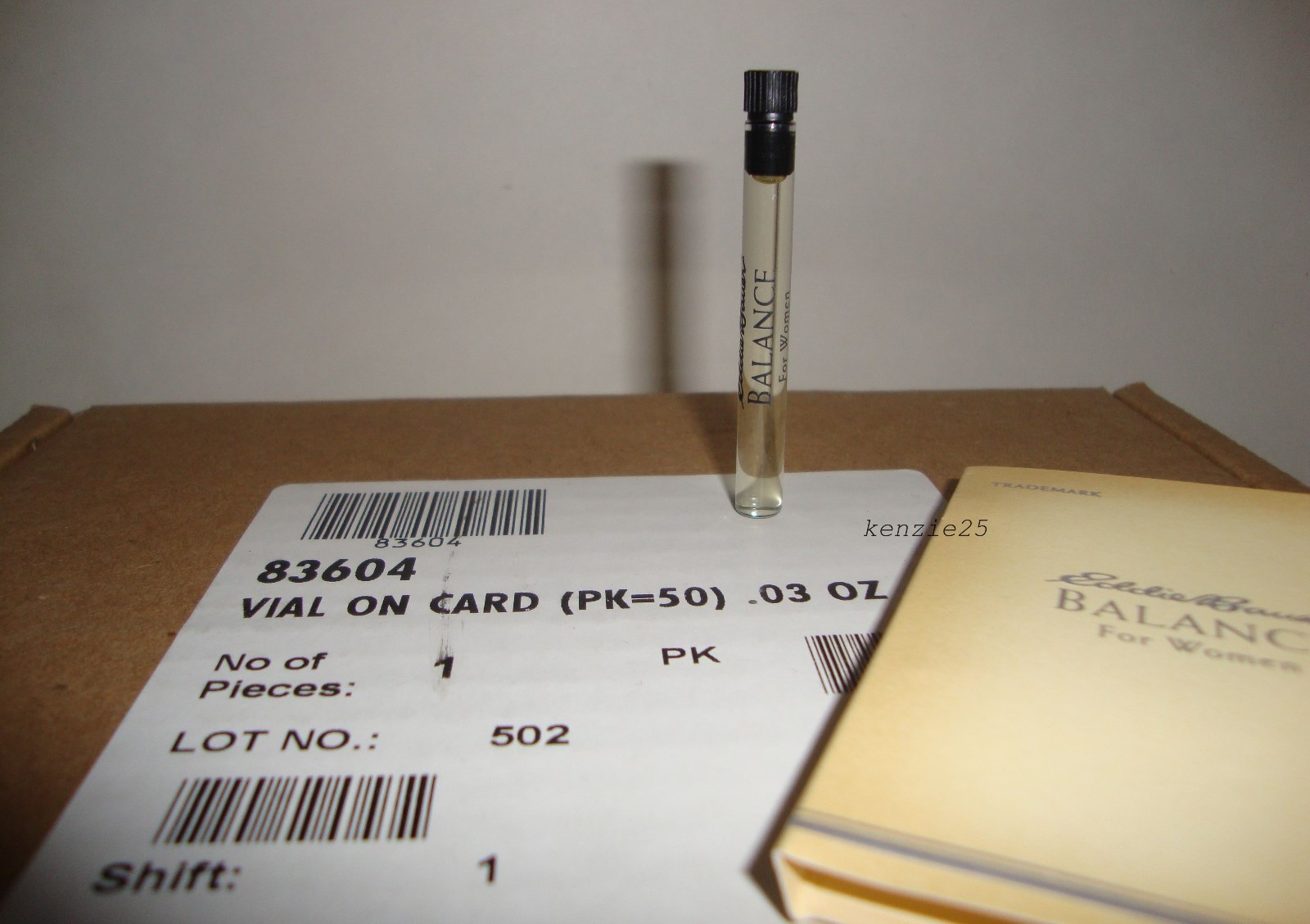 Eddie Bauer Balance Her 50 Pack Card Sample Vial Perfume Edt (Total=50Ml  /1.7Oz) | Ebay