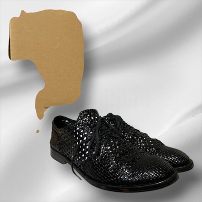 Hender Scheme Hand Mesh Tip Shoes Black Size 3 7.0US Leather Mules 