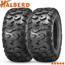 Set 2 25x10-12 ATV UTV Tires 6PLY Heavy Duty 25x10x12 All Terrain Off Road 25''