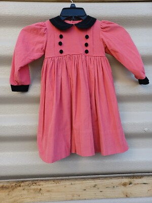 Christmas Vintage Caroline Pink Girl's Dollie & Me Dress Size 4t cotton |  eBay