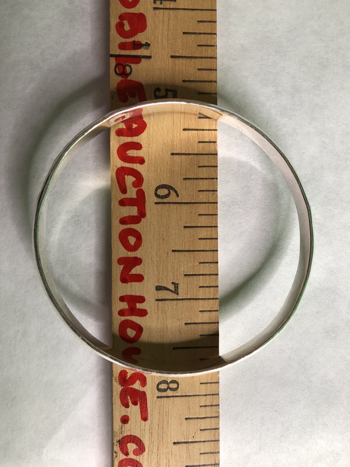 Vintage Mexican Solid Sterling Silver Bangle Brac… - image 7