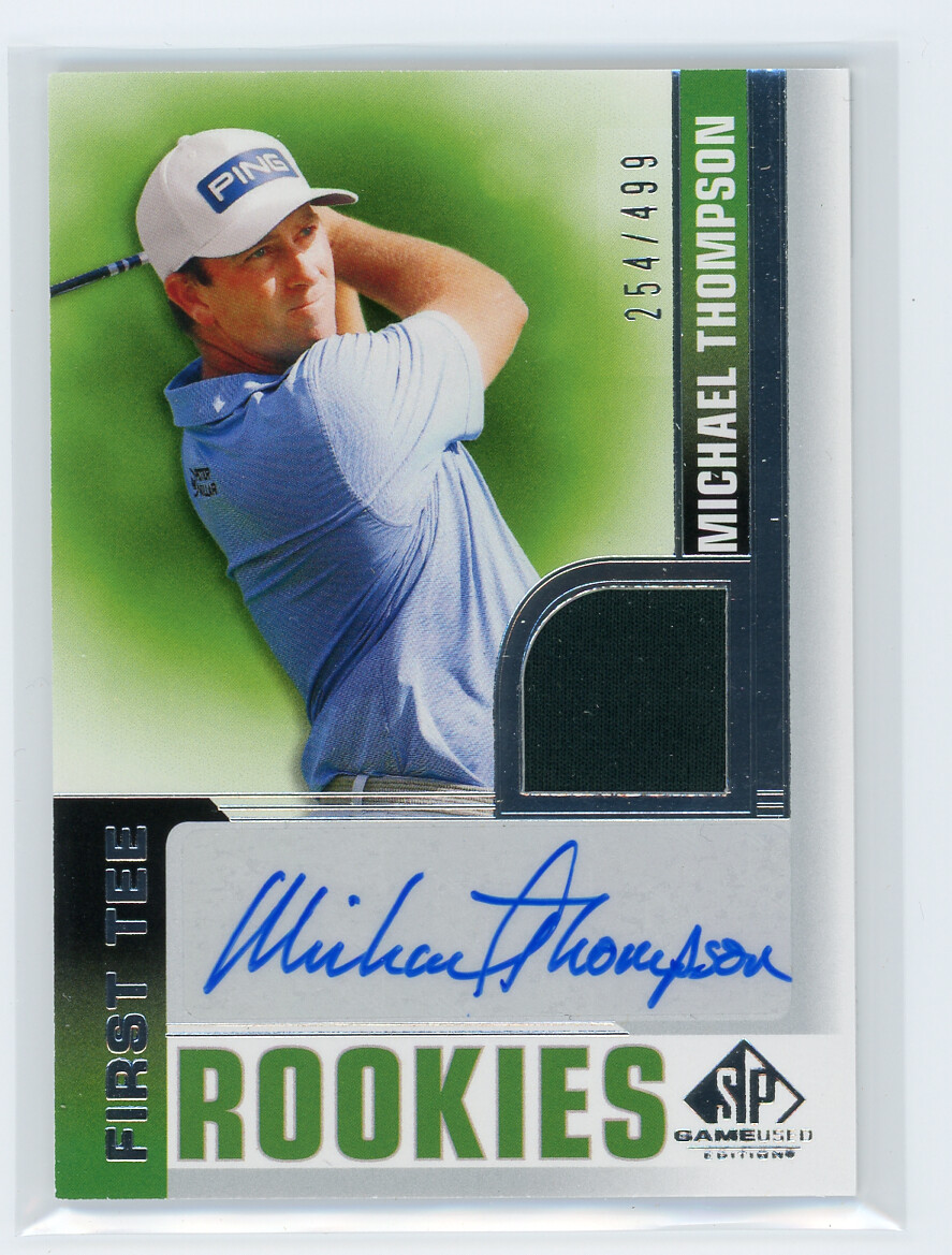 ROCHA,メロハー,AOR,新品,MICHAEL THOMPSON 2021 Upper Deck SP Game Used MICHAEL THOMPSON RC Patch Auto