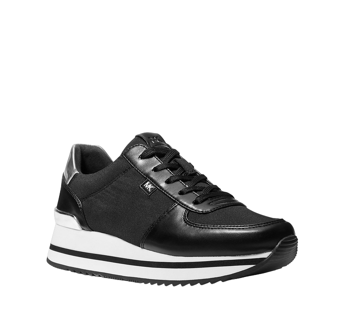 MICHAEL KORS BLACK WOMENS TENNIS SHOE SIZE 9,9.5,10 43S1MQFSBD BLACK eBay