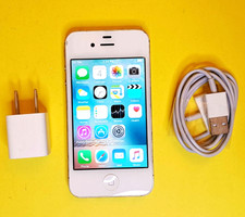 ⚡KOODO MOBILE ONLY⚡WHITE APPLE IPHONE 4S 16GB A1387 3.5" IPS IOS 3G CELL PHONE⚡