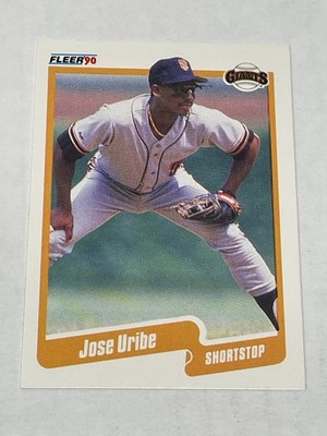 1990 Fleer Baseball #74 - Jose Uribe - San Francisco Giants