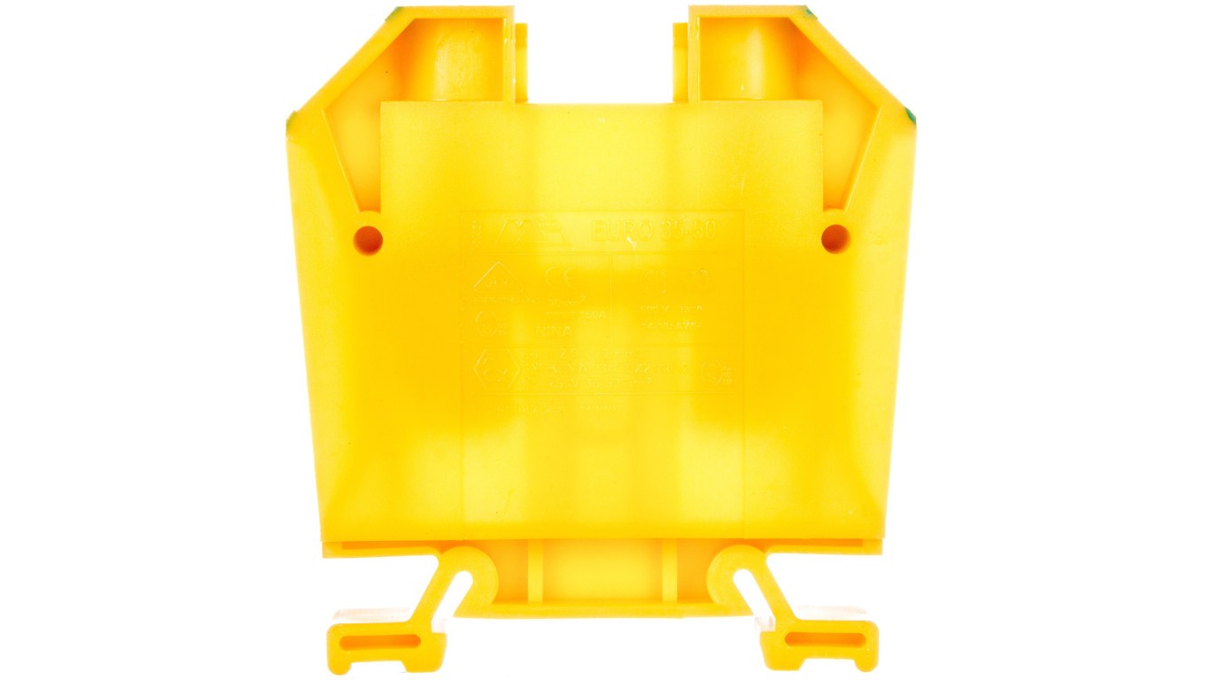 Guard rail connector 35/50 mm² green-yellow euro 43404e