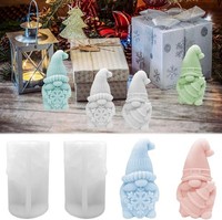 2 Silikonformen GießFormen Weihnachten, Formversity 3D Silikonform Wichtel,