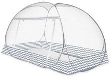 Instant Pop-Up Mosquito Net Tent for Bed  Full Enclosure L77 x W40 x H42 inch