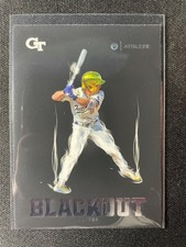 2026 Onit Athlete Drew Burress Blackout Silver SP #BL-2 Georgia Tech Baseball!!!