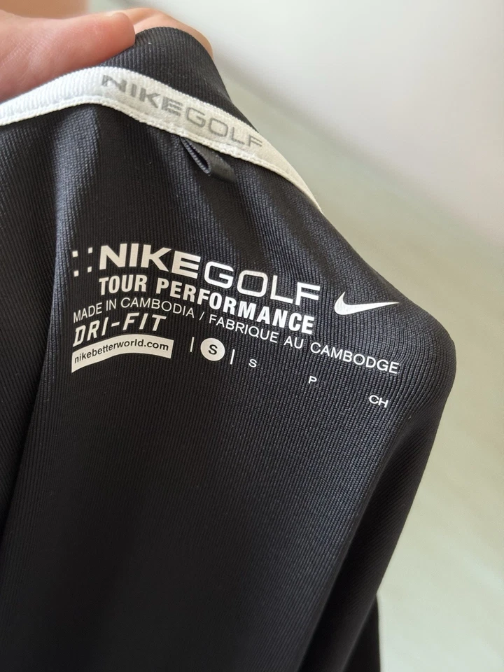 Vestido Nike Golf Tour Rendimiento Sin Mangas Para Mujer S Dri Fit Negro Cordón Foto 2 de 4