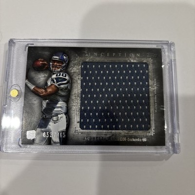 2012 Topps Inception Russell Wilson Rookie Jumbo Patch /165 Seahawks #JR-RW