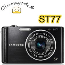 Samsung ST77 Digital Camera 16.10 MP 5x Optical Zoom Built-in Flash - Black