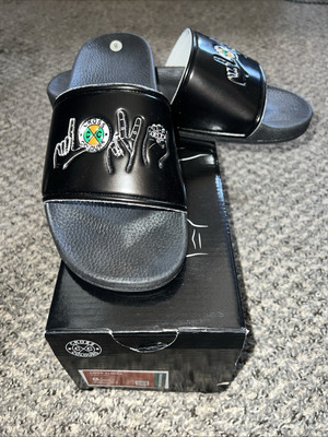 Cross Colours Love Slide Sandals Men s Choose Your Size NIB Lightweight 