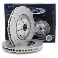 SHW Bremsscheiben Satz für AUDI RS6 (C7) RS7 (4G) PR-1LM/1LX vorne 4G0615301AH