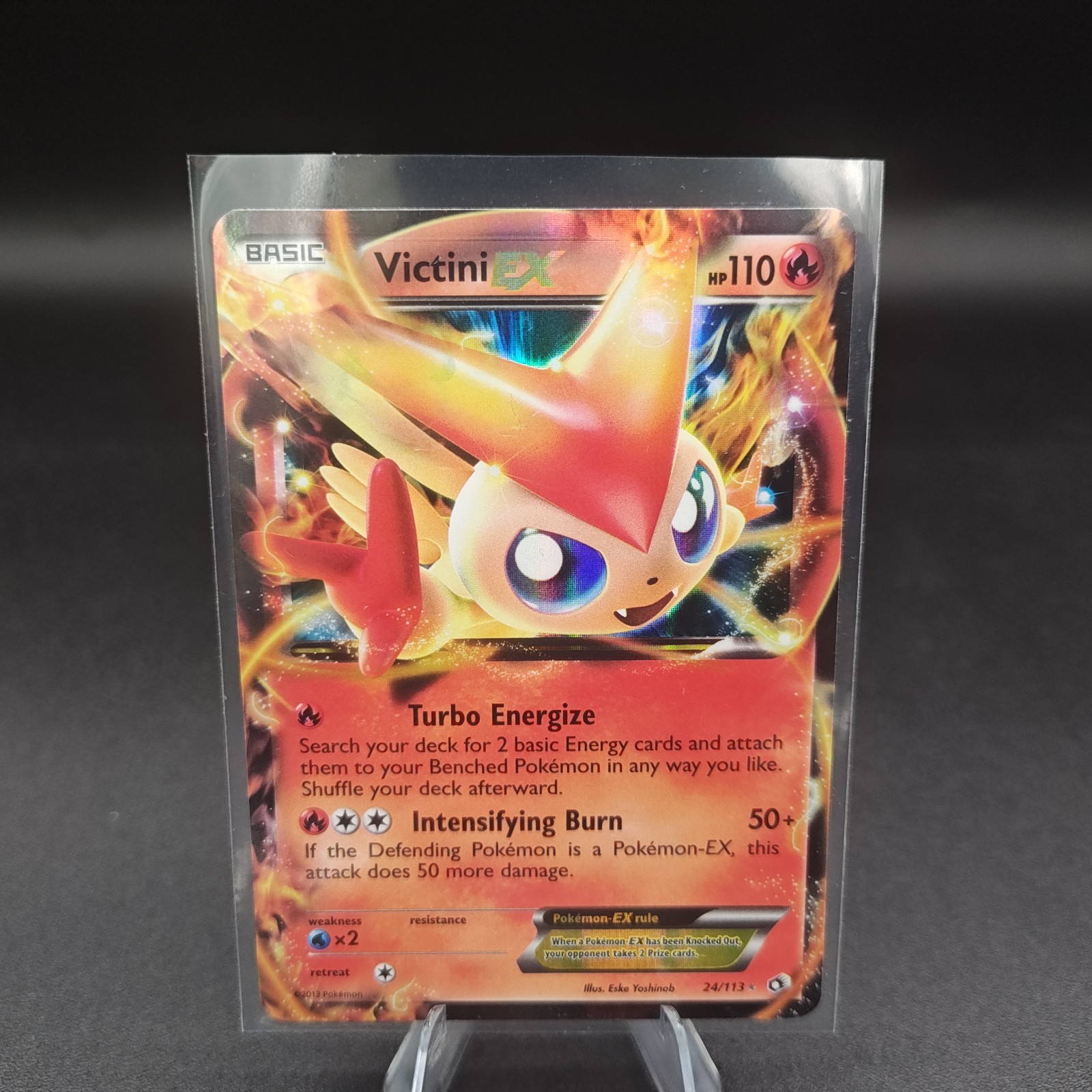 Pokémon TCG - Victini EX 24/113 - Ultra Rare Holo - Legendary Treasures LP