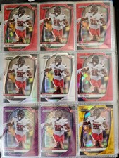 Tahj Brooks Prizm Draft Picks Football Card Lot