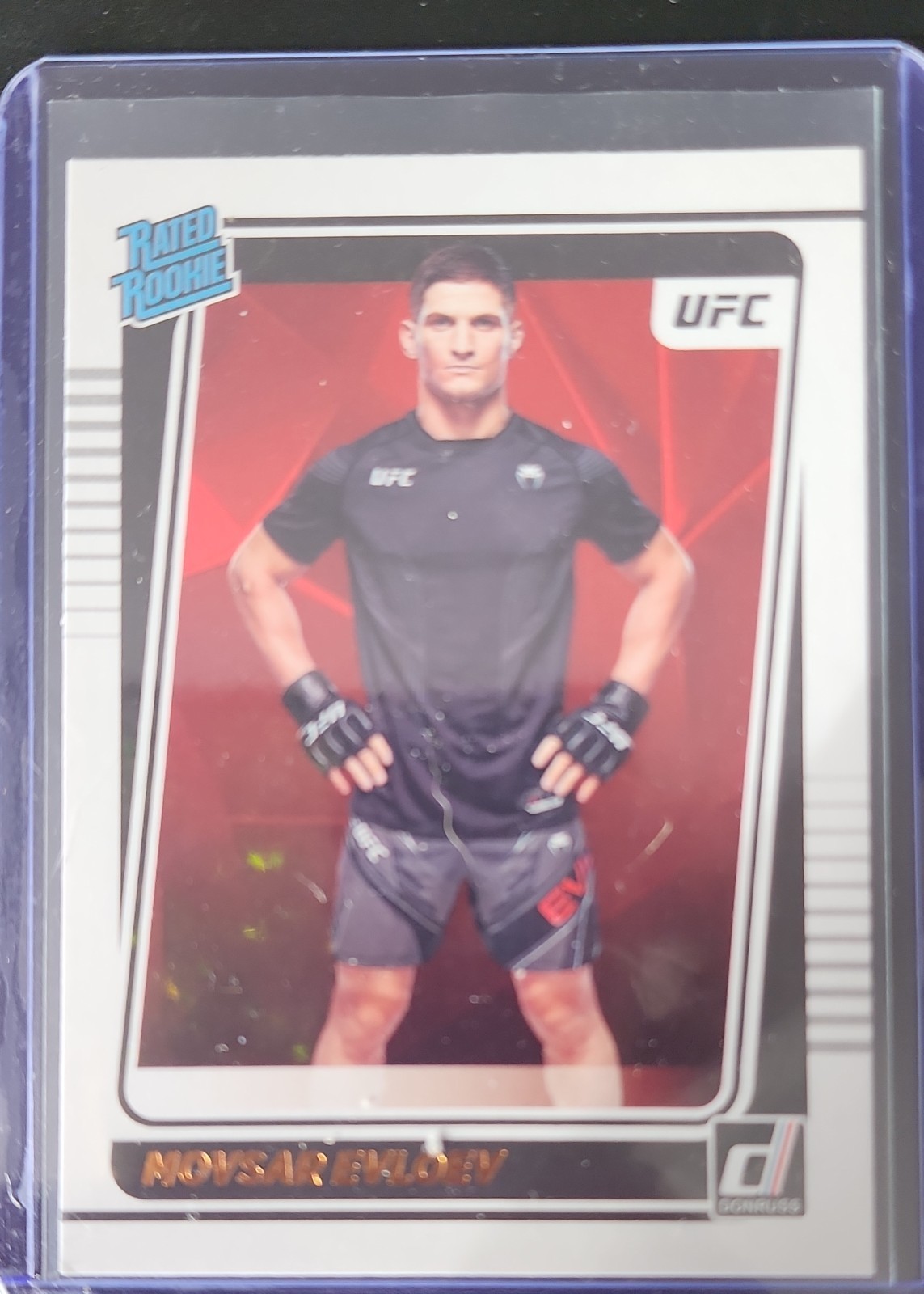 2022 Donruss UFC - Rated Rookie Movsar Evloev #218 (RC)