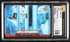 2020-21 Upper Deck UD Canvas Young Guns Nick Robertson #C118 CSG 10 Gem Mint mp7