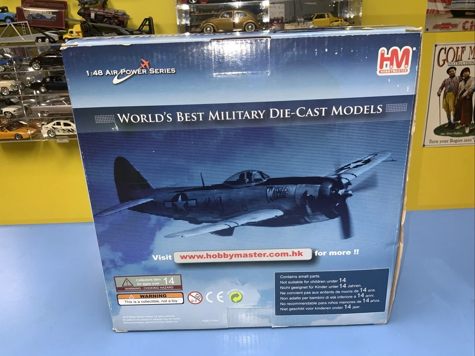 Hobby Master P-47D Thunderbolt Razorback Flown by Steve Pisanos HA8450b 1:48 - Image 4 of 4