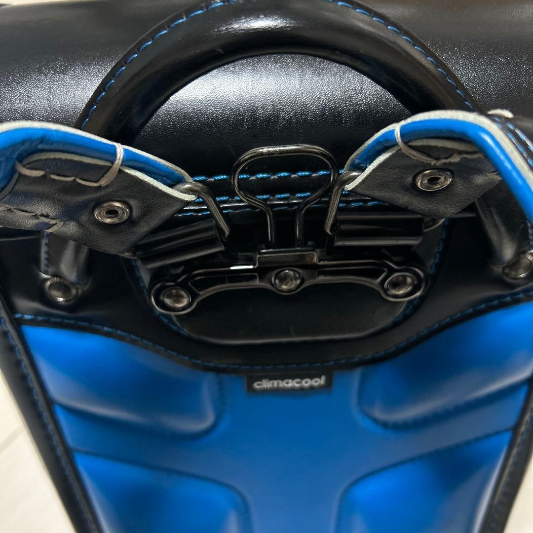 Adidas Black School Bag with Blue Accents Durable Material Used kk6 thumbnail 11