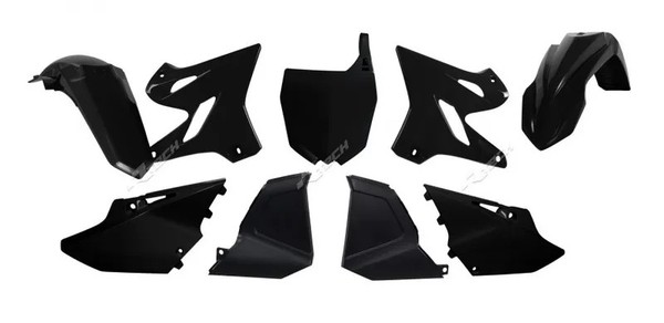 Kunststoff-Kit Racetech Replica 15 Schwarz FüR Yamaha YZ 125 (CE10) 2003-image