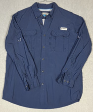 Magellan Outdoors Fishing Shirt Mens Medium Mag Wick Fish Gear Long Sleeve 2983