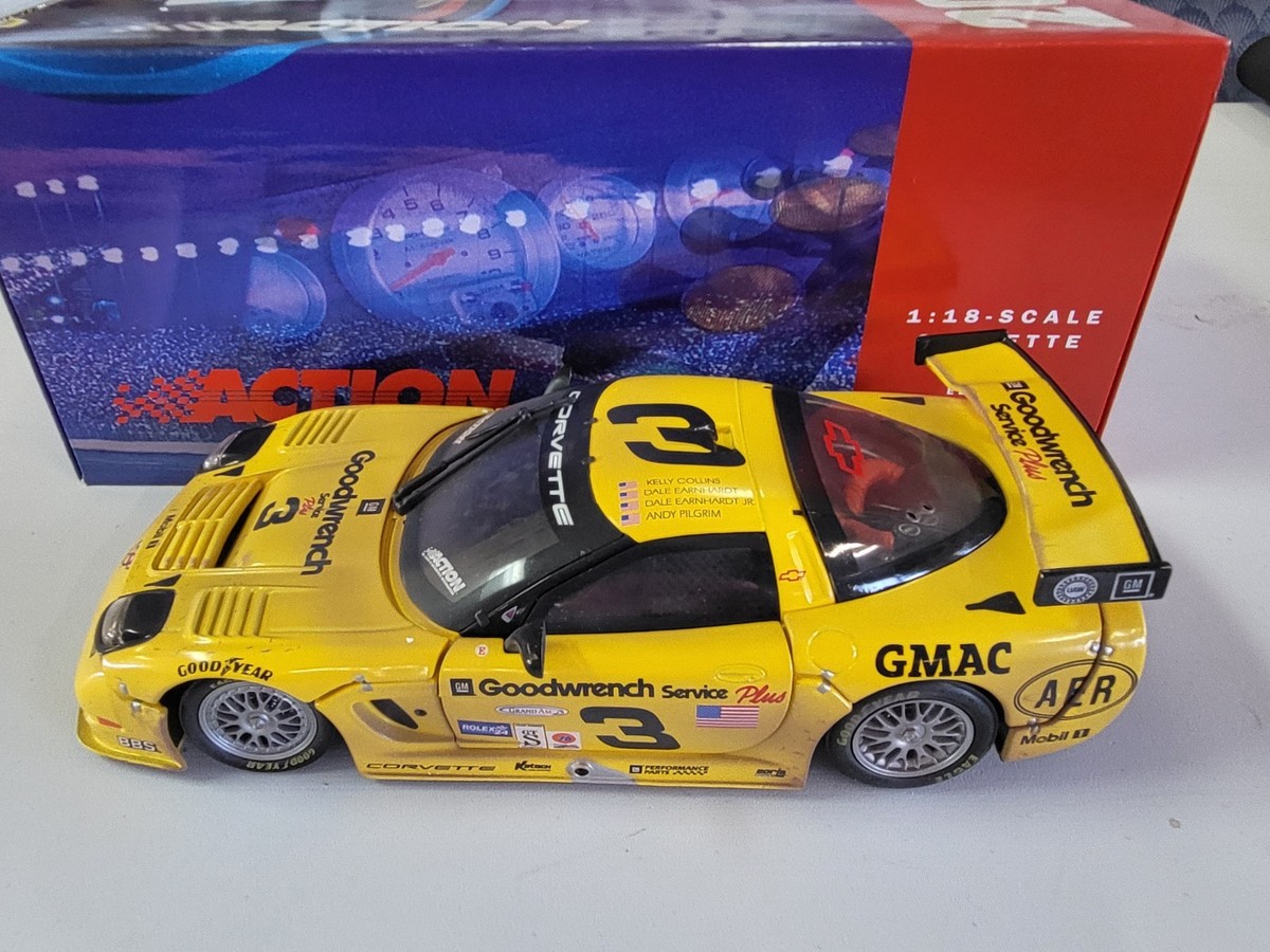 Dale Earnhardt Andy Pilgrim Action Corvette Raced Version 1 18