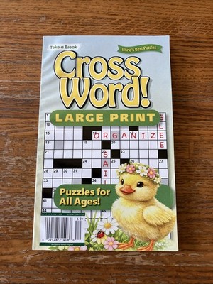 Take A Break Crossword Puzzle Book ~ Large Print New