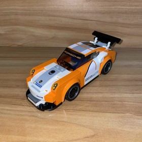 Lego Speed Champions Porsche 911 GT Finish Line Set 75912 *Missing 4 stickers*