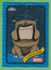 Lockjaw - 2025 Topps Chrome Marvel Blue Refractor /299 #152