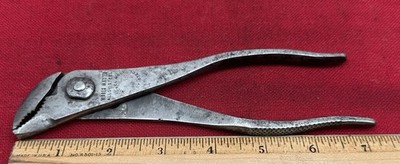 Vintage WARDS MASTER QUALITY Nickel Molley Alloy Steel 7'' SLIP JOINT PLIERS USA