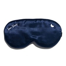 Satin Sleep ,  Men, Adjustable, Eye , Navy Blue