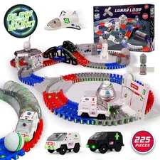 USA Toyz Lunar Loop NASA Space Tracks Playset 225 Pieces