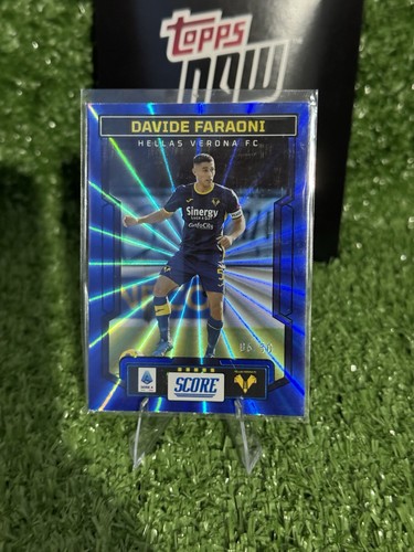Davide Faraoni/50 Blue Laser Hellas Verona Fc Panini Score Serie A 2023/24