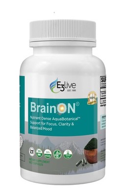 Boost Mental Focus and Mood - E3LIVE BrainON AFA Extract 90ct