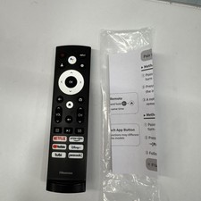 Replacement Remote Control for Hisense Smart Google TV UHD 4K ULED