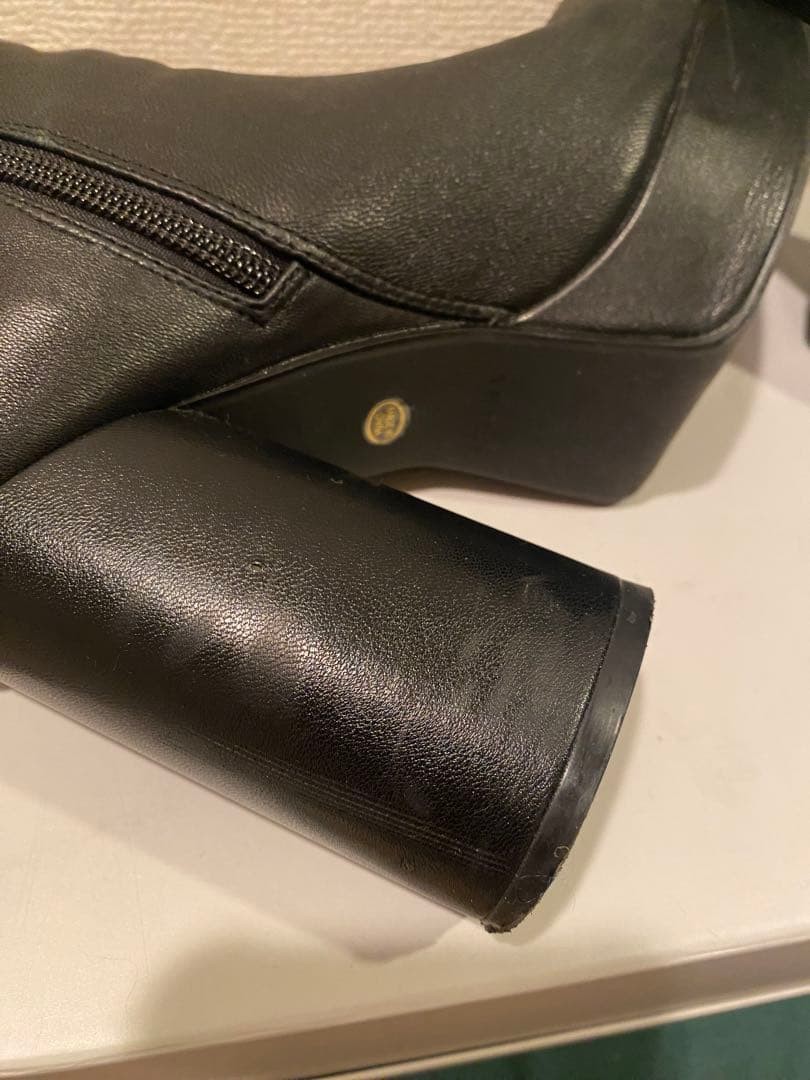 Ameri VOLUMINOUS TOE PLATFORM BOOTS Black S Size - image 6